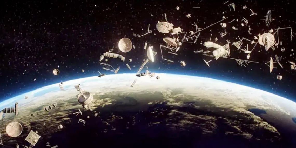That company was fined 150.000 dollars for throwing garbage into space!