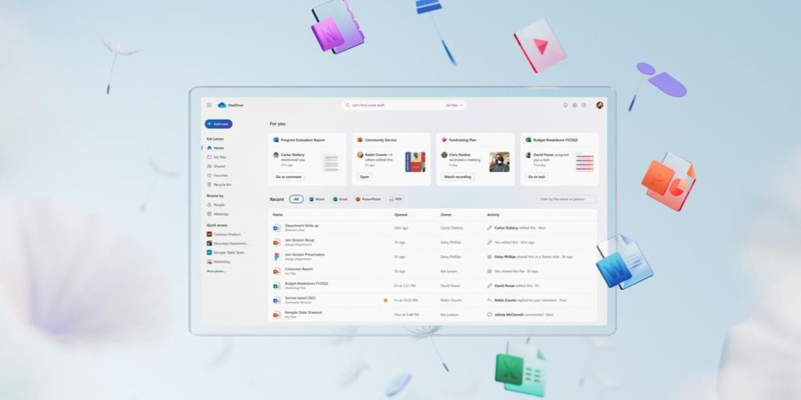 OneDrive has been completely revamped: AI, Fluent design and more