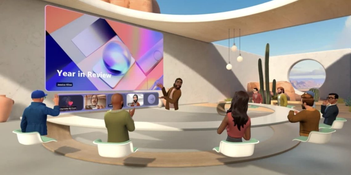 Revolutionizing the world of work: 3D and VR meeting with Microsoft Mesh!