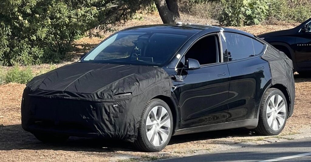 Tesla Unveils Redesigned Model Y Prototype