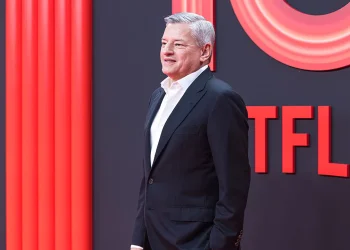 Netflix CEO Ted Sarandos arriving at the White House during discussions about the Warner Bros Discovery acquisition
