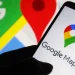 Google Maps app interface showing immersive navigation and AI-powered trip planning features